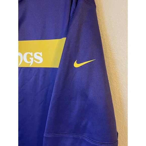 Men's 3XL NWOT Minnesota Vikings Nike Sideline Performance Hoodie‎ Purple